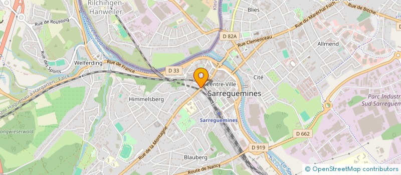 localisation de l'entreprise MADAME ANNE GABRIELLE HAY à SARREGUEMINES