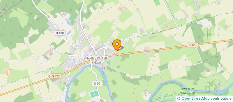 localisation de l'entreprise MADAME ANNE GADBIN  BAZOUGES CRE SUR LOIR