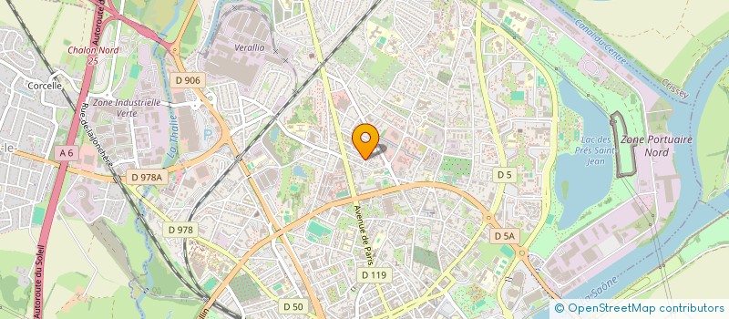 localisation de l'entreprise MADAME ANNE-GAELE SAINT-OLIVE  CHALON-SUR-SAONE