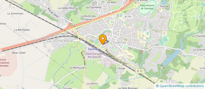 localisation de l'entreprise MADAME ANNE-GAELLE COUDERC  SAVENAY