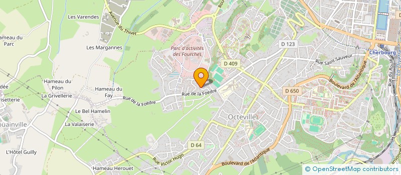 localisation de l'entreprise MADAME ANNE-GAELLE DATHEE  CHERBOURG-EN-COTENTIN