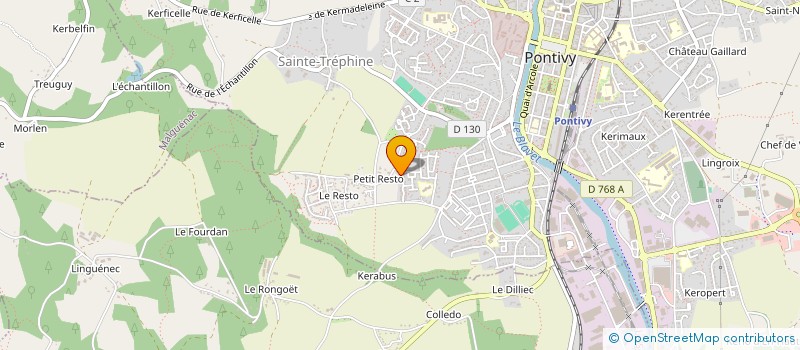 localisation de l'entreprise MADAME ANNE-GAELLE DIOT  PONTIVY