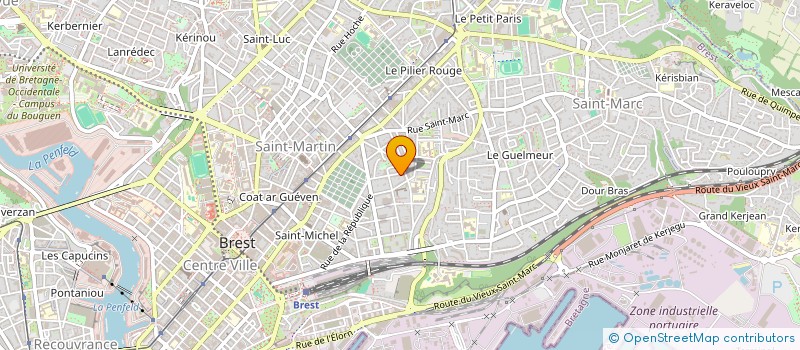 localisation de l'entreprise MADAME ANNE GAELLE EDERN à BREST