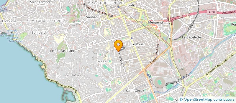 localisation de l'entreprise MADAME ANNE-GAELLE FONTENY  MARSEILLE