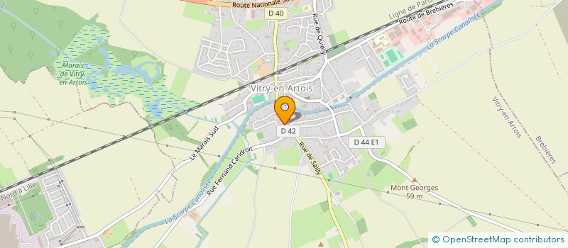 localisation de l'entreprise MADAME ANNE-GAELLE GAUDION  VITRY-EN-ARTOIS