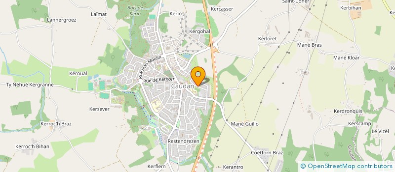 localisation de l'entreprise MADAME ANNE-GAELLE LAURENT  CAUDAN