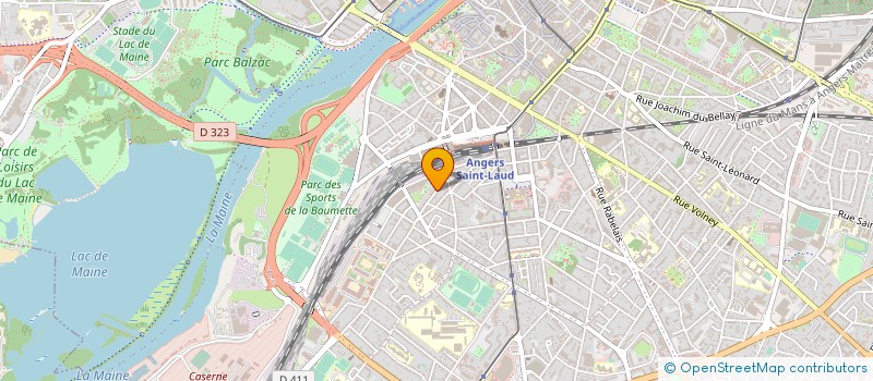 localisation de l'entreprise MADAME ANNE-GAELLE LEFORT  ANGERS