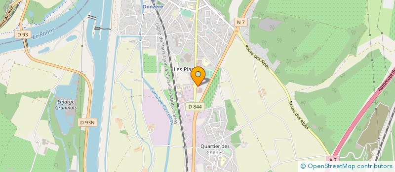 localisation de l'entreprise MADAME ANNE-GAELLE PALIX  DONZERE