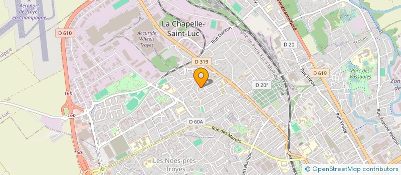 localisation de l'entreprise MADAME ANNE GAELLE PALLARD  SAINT-DENIS