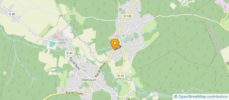 localisation de l'entreprise MADAME ANNE-GAELLE PHILIPPOT  TRACY-LE-VAL