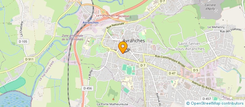 localisation de l'entreprise MADAME ANNE-GAELLE ROUAULT  AVRANCHES