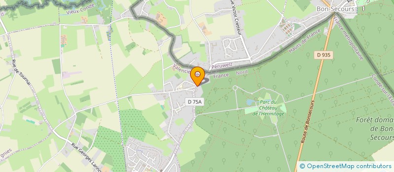 localisation de l'entreprise MADAME ANNE GAELLE VANAUBERG  CONDE-SUR-L'ESCAUT