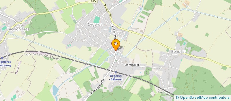 localisation de l'entreprise MADAME ANNE GAGNEAU  ORGERUS