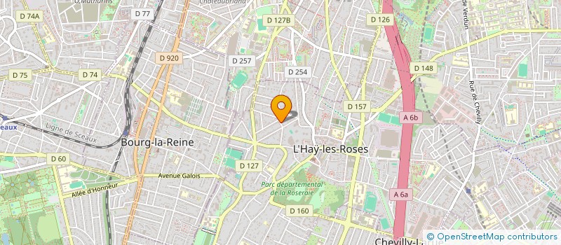 localisation de l'entreprise MADAME ANNE GAGNEPAIN à L'HAY-LES-ROSES
