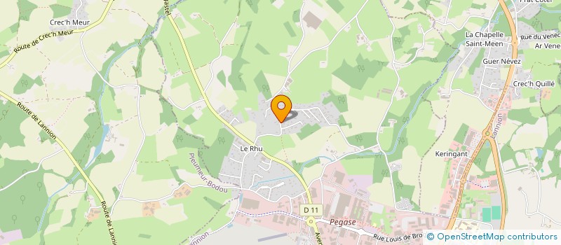 localisation de l'entreprise MADAME ANNE GAGOUD  LANNION