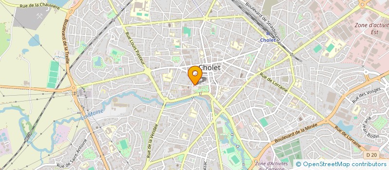 localisation de l'entreprise MADAME ANNE GALICHET à CHOLET