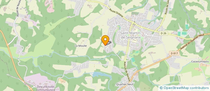 localisation de l'entreprise MADAME ANNE GALLEGO  SAINT-MARTIN-DE-SEIGNANX