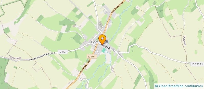 localisation de l'entreprise MADAME ANNE GALLET  COYECQUES