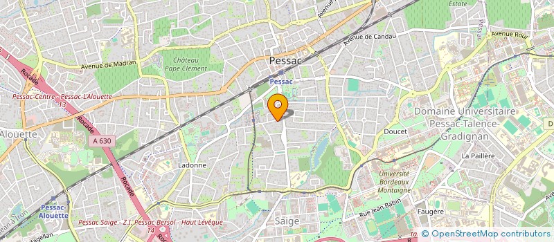 localisation de l'entreprise MADAME ANNE GALLET  PESSAC