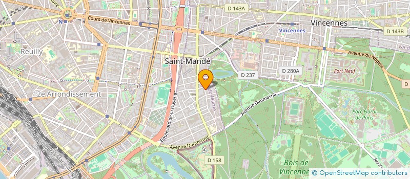 localisation de l'entreprise MADAME ANNE GALLOIS à SAINT-MANDE