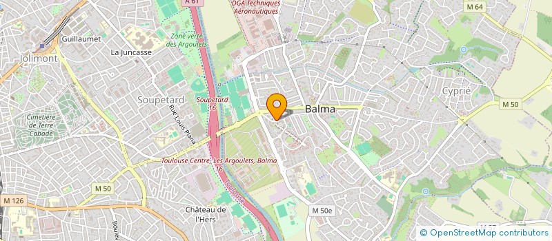 localisation de l'entreprise MADAME ANNE GALY-TANTOUNAT  BALMA