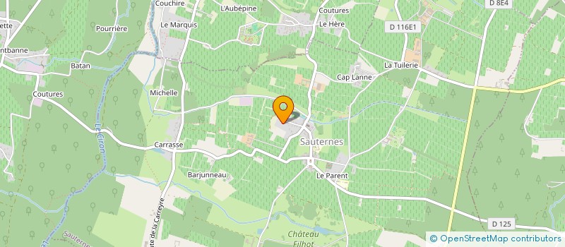 localisation de l'entreprise MADAME ANNE GARAICOECHEA  SAUTERNES