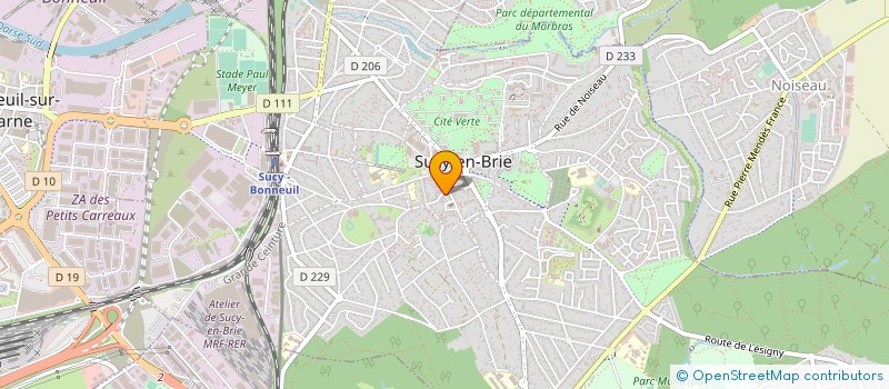 localisation de l'entreprise MADAME ANNE GARAT  SUCY-EN-BRIE