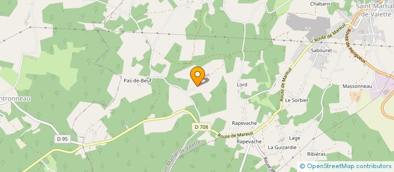 localisation de l'entreprise MADAME ANNE GARCIN  SAINT-MARTIAL-DE-VALETTE