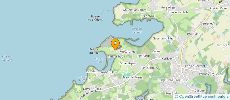 localisation de l'entreprise MADAME ANNE GAREL à LOGONNA-DAOULAS