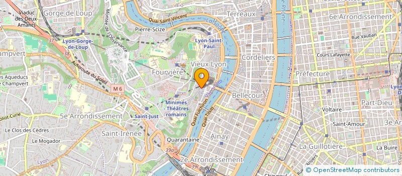 localisation de l'entreprise MADAME ANNE GARIN à LYON