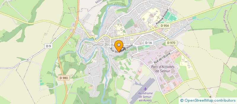 localisation de l'entreprise MADAME ANNE GARIN à SEMUR-EN-AUXOIS