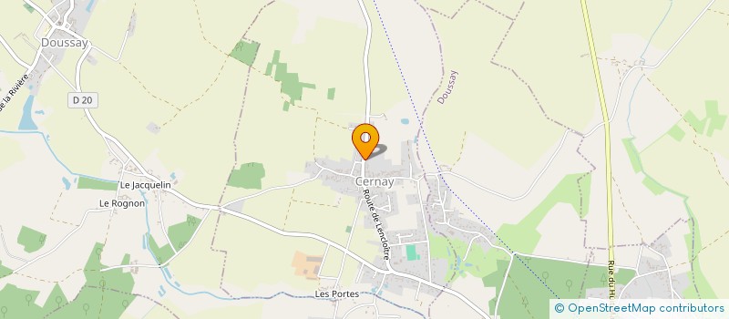 localisation de l'entreprise MADAME ANNE GARNIER à CERNAY
