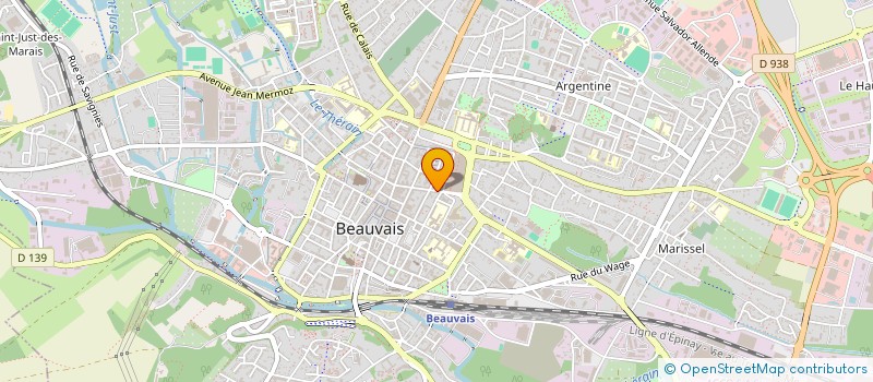 localisation de l'entreprise MADAME ANNE GARSON  BEAUVAIS