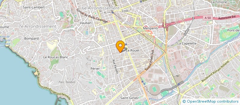localisation de l'entreprise MADAME ANNE GASC à MARSEILLE