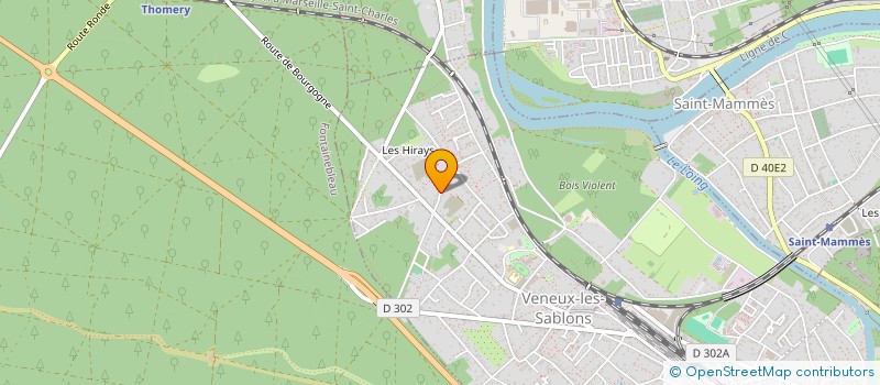 localisation de l'entreprise MADAME ANNE GASTELLIER  MORET-LOING-ET-ORVANNE