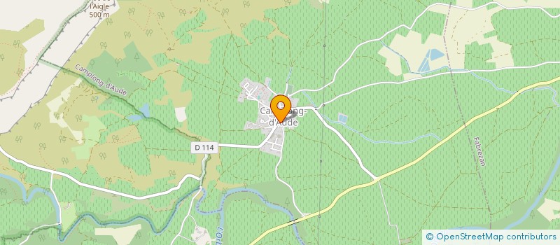 localisation de l'entreprise MADAME ANNE GATTO  CAMPLONG-D'AUDE