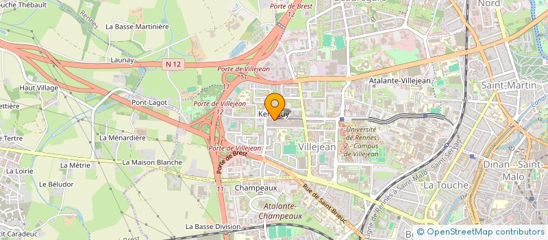 localisation de l'entreprise MADAME ANNE GAUCHER  RENNES