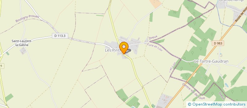 localisation de l'entreprise MADAME ANNE GAUDREE ARHIMAN à LES PINTHIERES