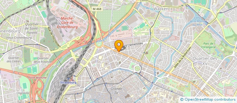 localisation de l'entreprise MADAME ANNE GAUGER à STRASBOURG