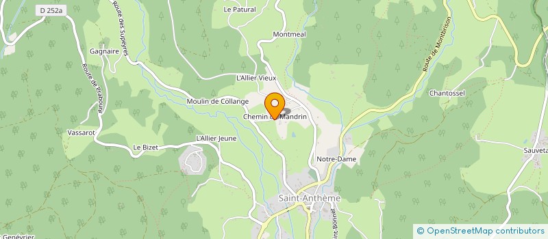 localisation de l'entreprise MADAME ANNE GAUJARD  SAINT-ANTHEME