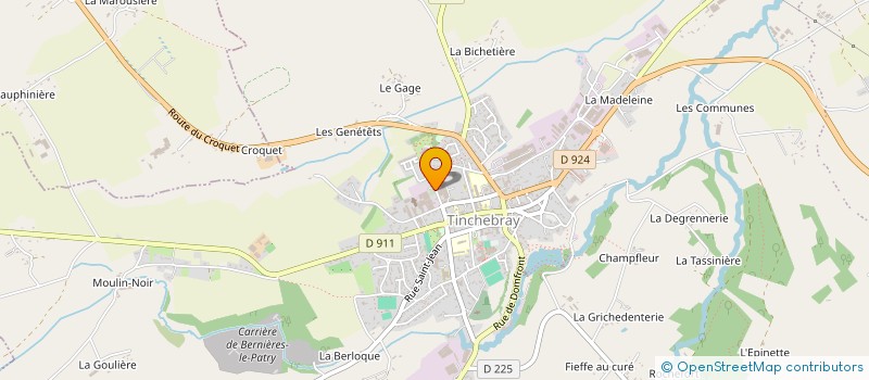 localisation de l'entreprise MADAME ANNE GAULTIER DE CARVILLE à TINCHEBRAY-BOCAGE