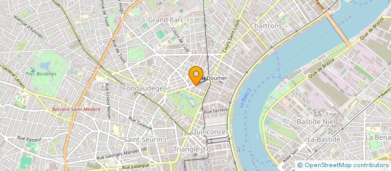 localisation de l'entreprise MADAME ANNE GAUME  BORDEAUX