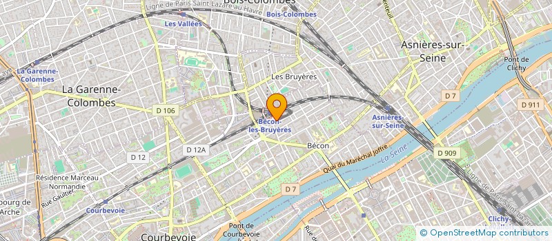localisation de l'entreprise MADAME ANNE GAUTHIER à COURBEVOIE