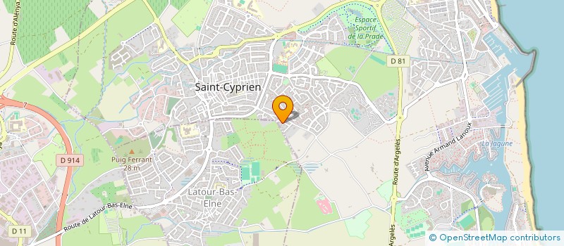 localisation de l'entreprise MADAME ANNE GAUTIER à SAINT-CYPRIEN