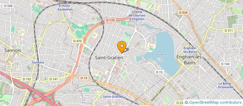 localisation de l'entreprise MADAME ANNE GAZABRE  SAINT-GRATIEN