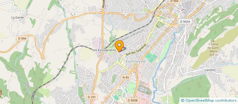 localisation de l'entreprise MADAME ANNE GEAY  GAP