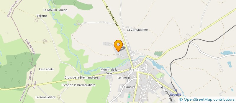 localisation de l'entreprise MADAME ANNE GEGU à ECUEILLE