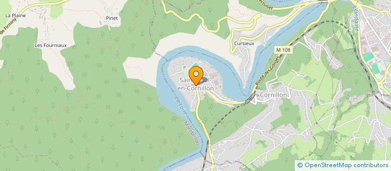 localisation de l'entreprise MADAME ANNE GELAT  SAINT-PAUL-EN-CORNILLON