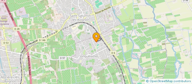 localisation de l'entreprise MADAME ANNE GELLY  JONQUERETTES