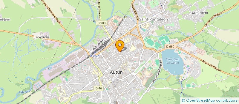 localisation de l'entreprise MADAME ANNE GENAUD  AUTUN